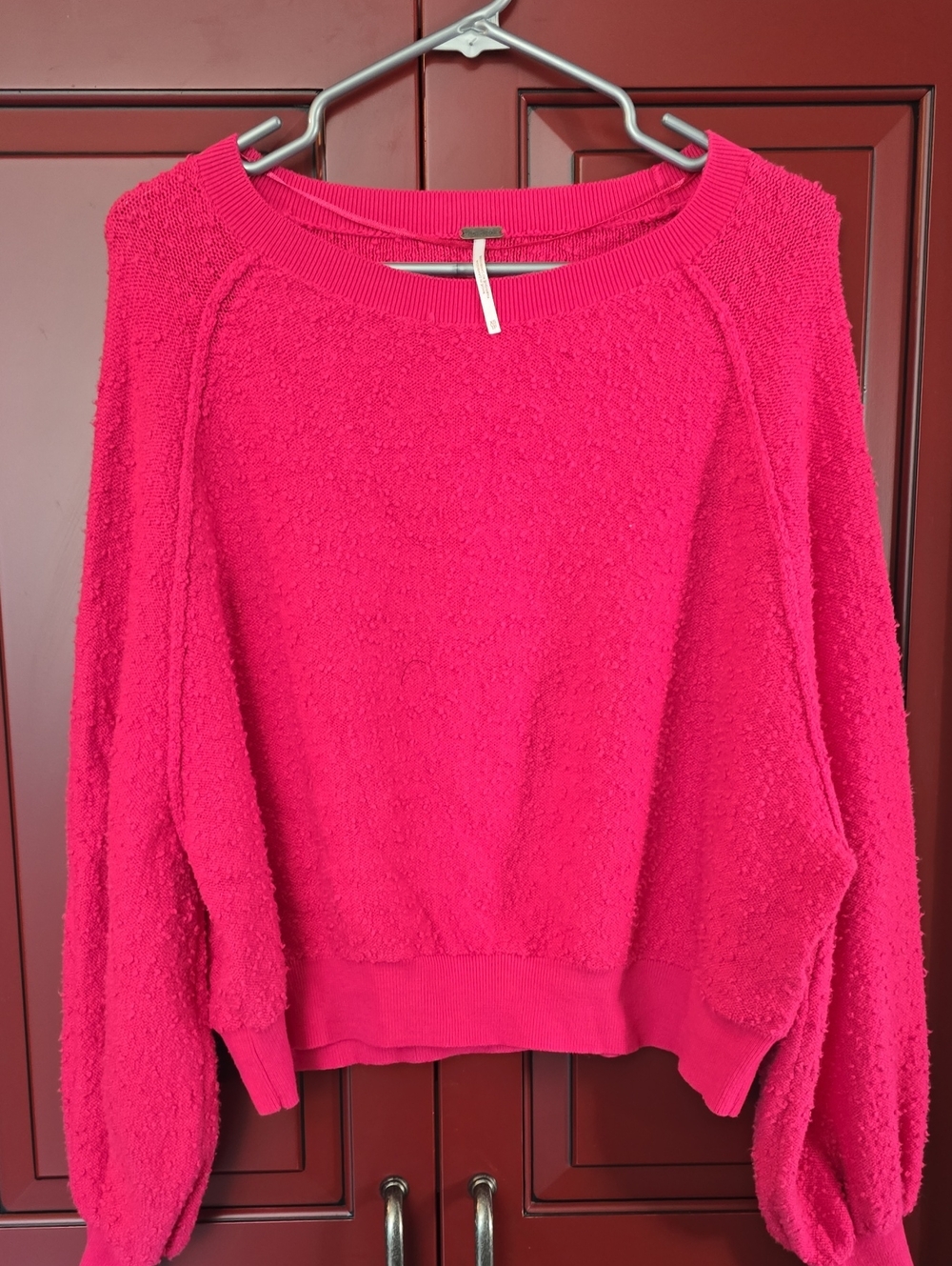 Bright Pink Cozy Pullover Sweater